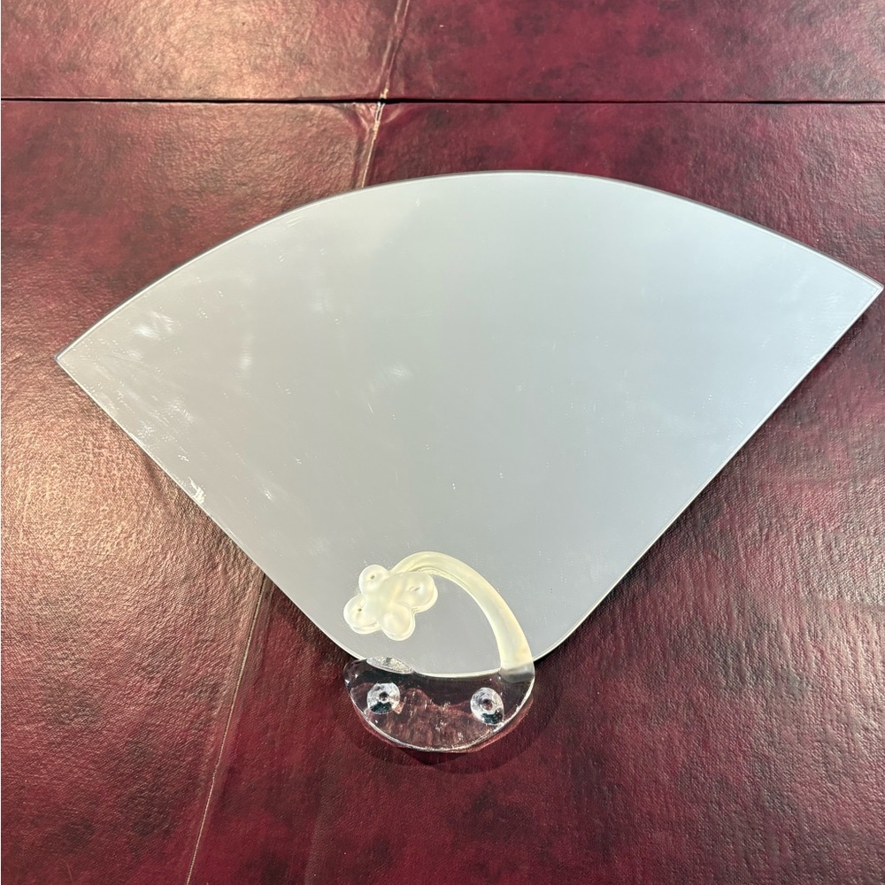 Elegant Deco Fan-Shaped vanity mirror